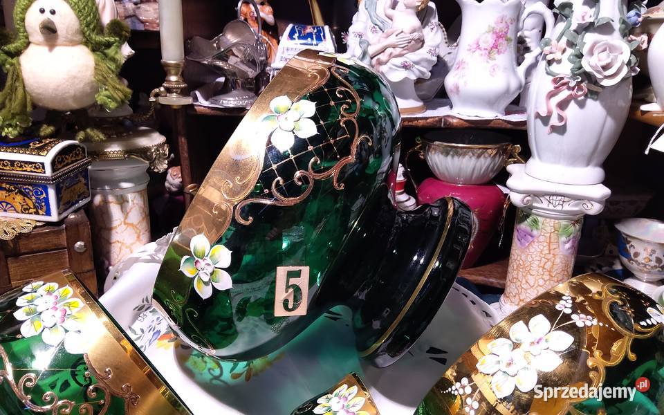 Bohemia CzehoSlovakia zestaw owocarek