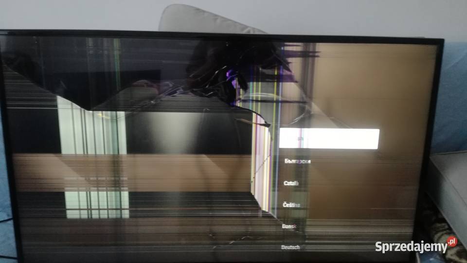 Uszkodzony SONY KD 49X8005C Uszkodzona matryca Częstochowa