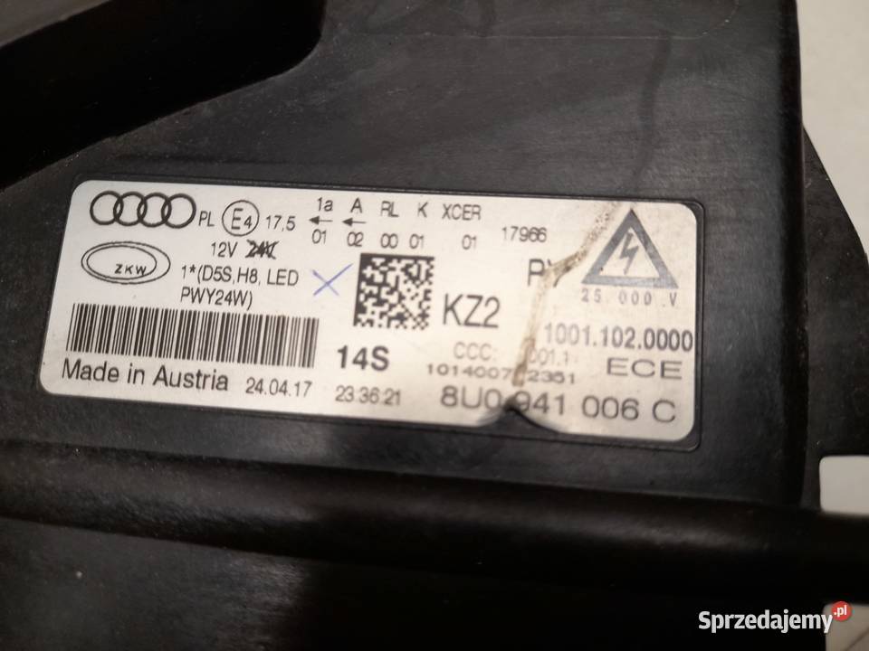 AUDI Q3 LIFT BI XENON LED REFLEKTOR PRAWY LAMPA Lampy przednie Goleniów