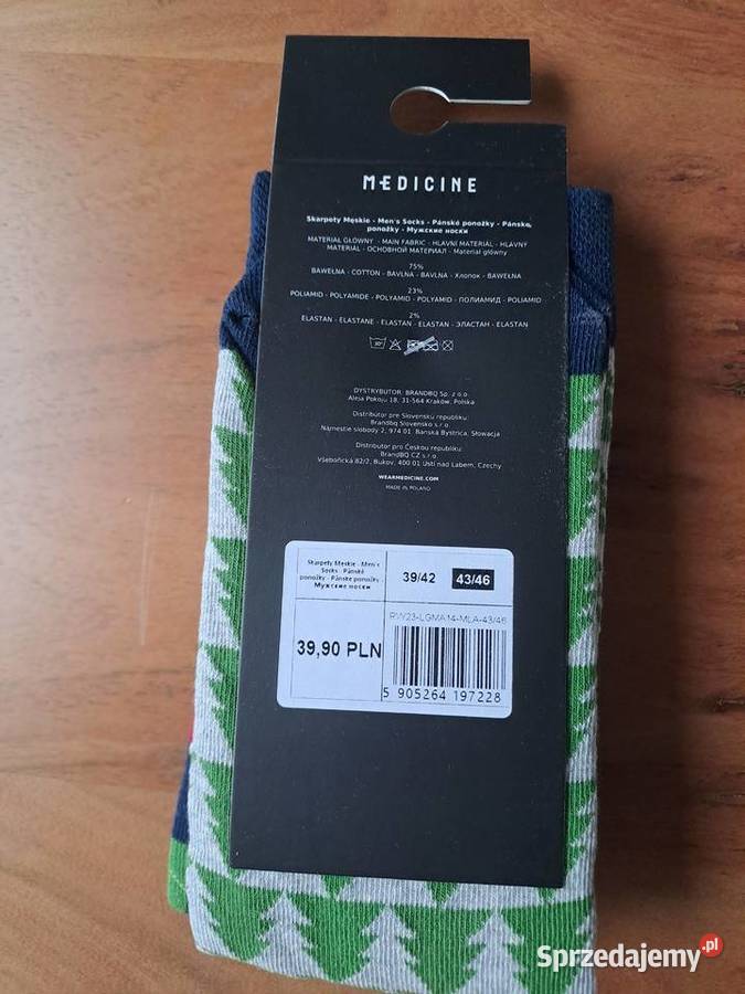 Medicine Skarpety świąteczne męskie mikołaj Rozmiar M Warszawa sprzedam