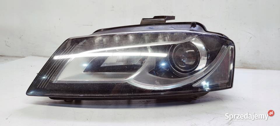 REFLEKTOR LEWY AUDI A3 8P LIFT 8P0941003AN UK osobowe Lampy przednie Przystajń