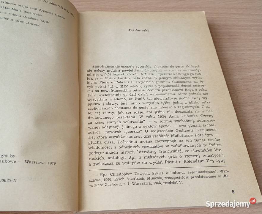 Starofrancuska epopeja rycerska Anna Drzewicka