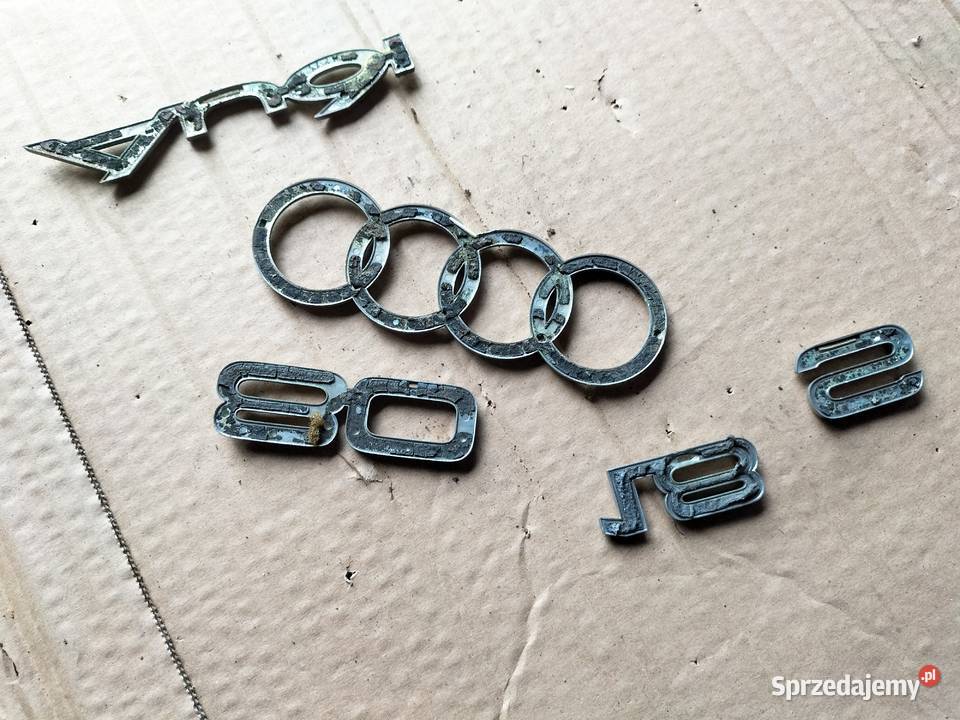 AUDI 80 B3 B4 90 Q AUDI ZNACZEK EMBLEMAT NAPIS