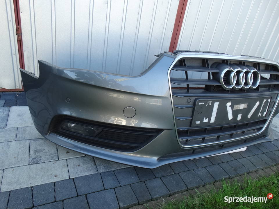 AUDI A4 B8 LIFT 1216 ZDERZAK PRZEDNI PRZÓD PDC Łosieniec