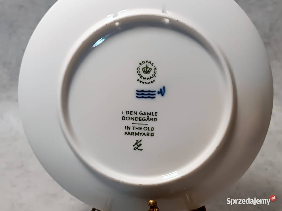 ROYAL COPENHAGEN Dekoracyjny talerz Na starym zachodniopomorskie Dobrzany