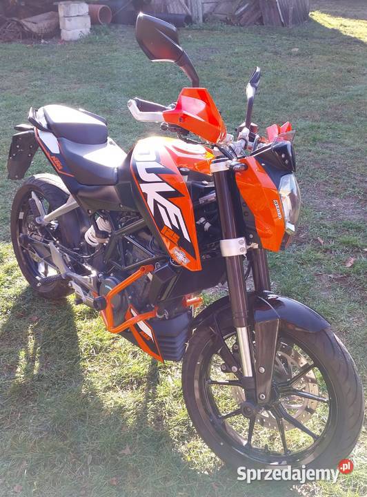 KTM duke 125 ABS nieuszkodzony podkarpackie Huta Podgórna
