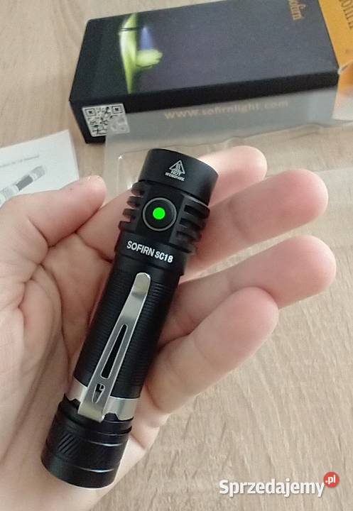 Latarka EDC Sofirn SC18 z akumulatorem Wodzisław Śląski