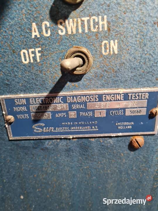 Sun 1020 Electronic Diagnostic Engine Tester wielkopolskie Jaromierz
