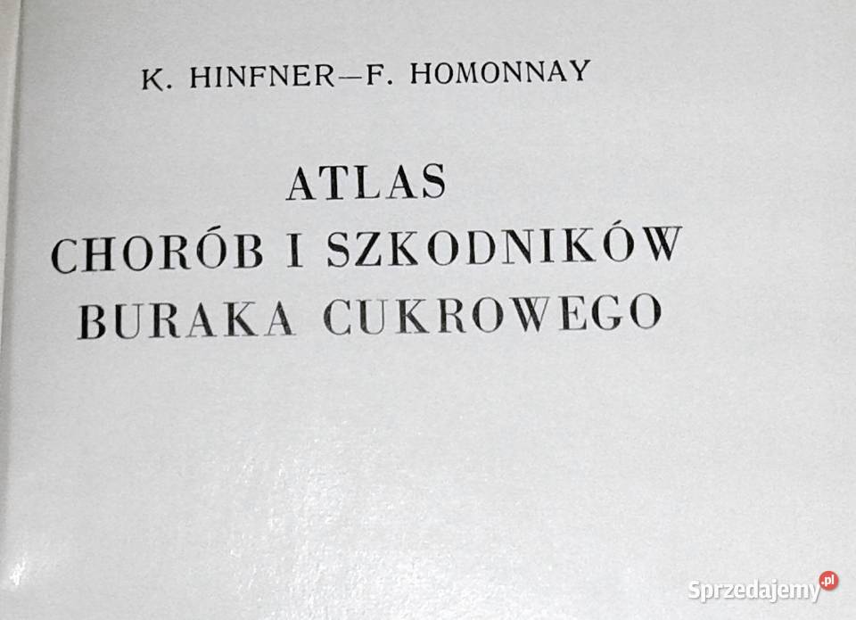 Atlas chorób i szkodników buraka cukrowego K Chełm