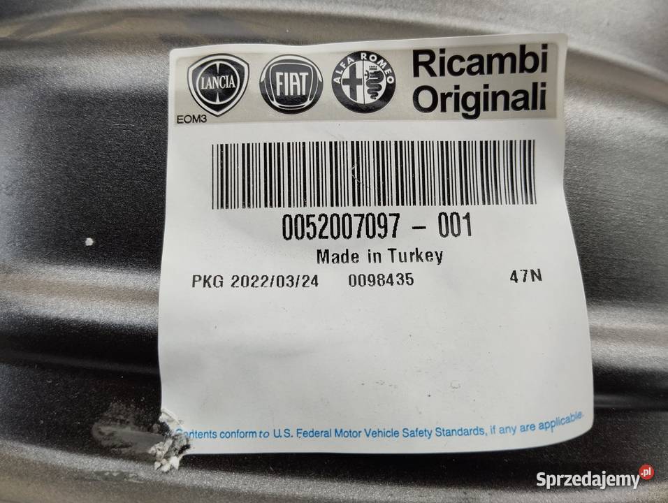Felga Fiat 15 5x98 6J ET39 oryginał nowa 581mm Kamieniec