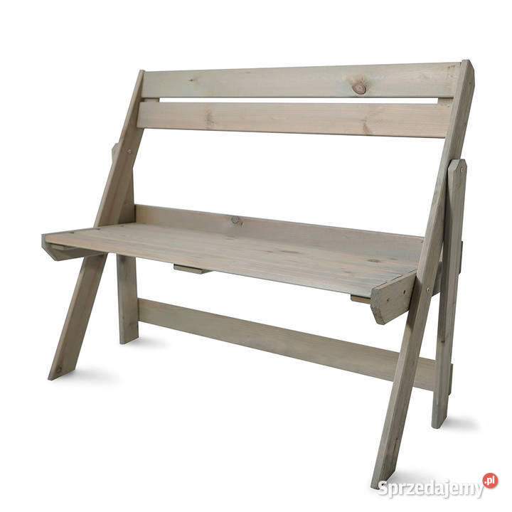 Ławka ogrodowa z oparciem drewniania nowoczesna Elbląg sprzedam