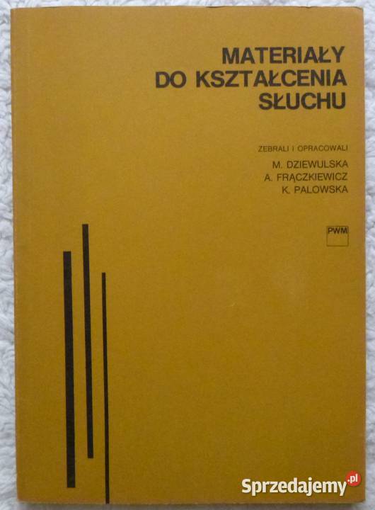 Materiały do kształcenia słuchu Dziewulska skrypt, zeszyt ćwiczeń, zbiór zadań, testów Warszawa