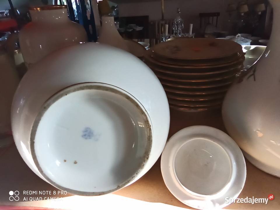 Dzbanek do czekolady C T Biało Złoty Syg w pomorskie Gdańsk