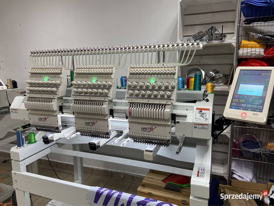 Przemysłowa hafciarka Haftex 1503 w idealnym Produkcja Poznań