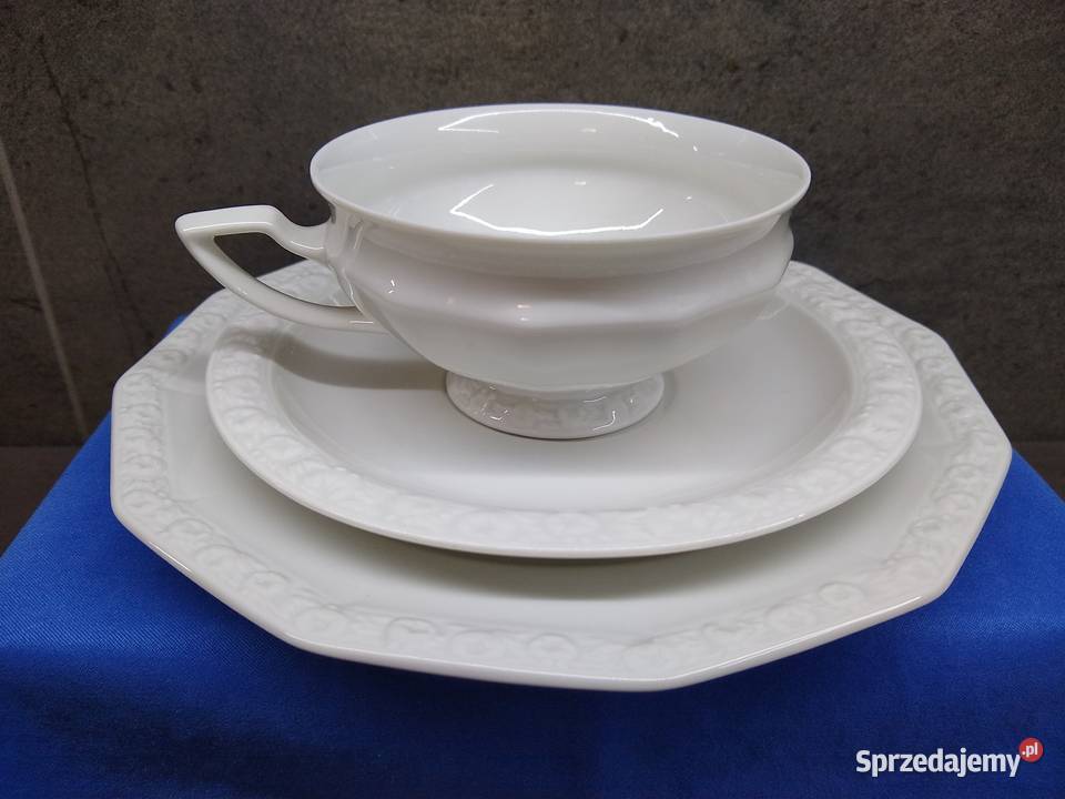 Rosenthal Biała Maria filiżanka herbata wielkopolskie Kalisz