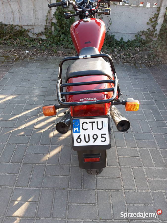 Honda CB 250 szosowo turystyczny bordowy Cekcyn