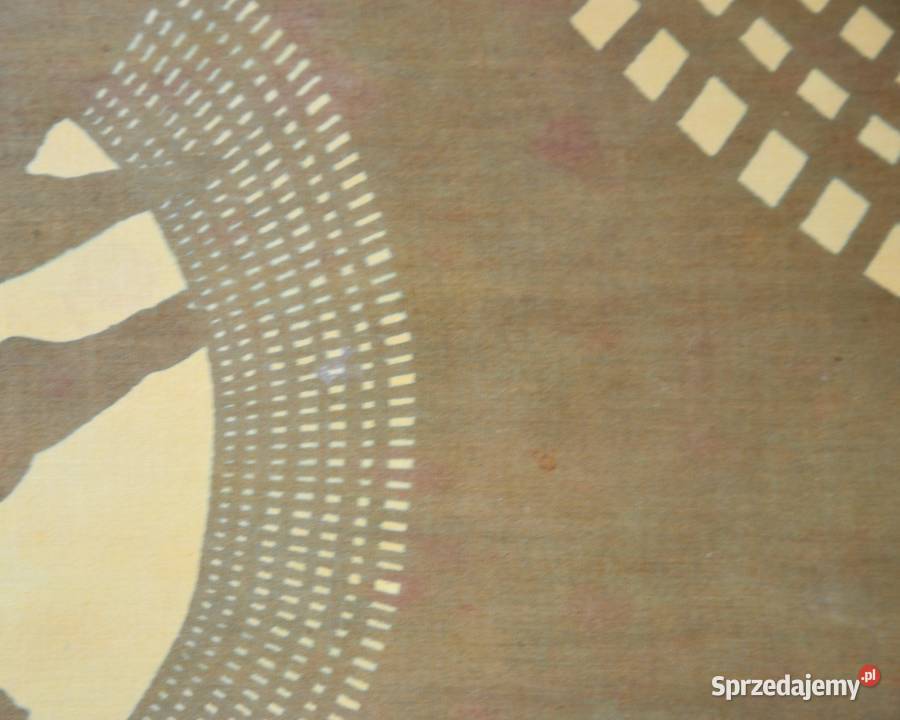 Batik żurawie oprawa szkłem w ramce 110 88 lata mazowieckie