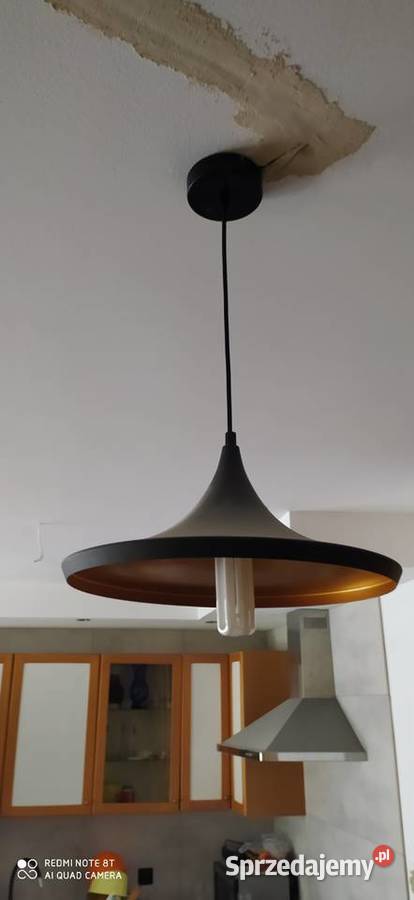 lampa sufitowa wisząca czarna Oświetlenie