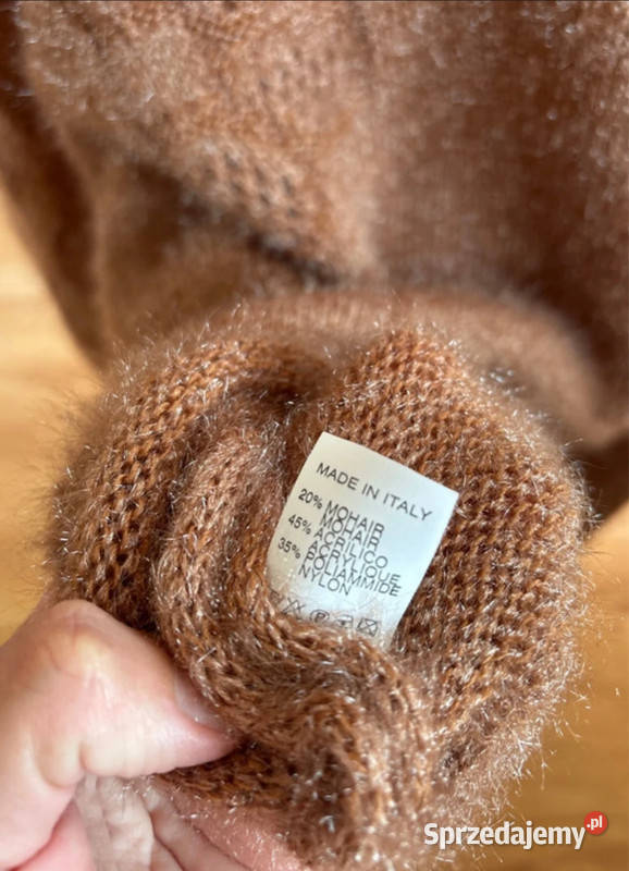 Sweter damski Made in Italy z moherem Wkładane przez głowę  Szczecin