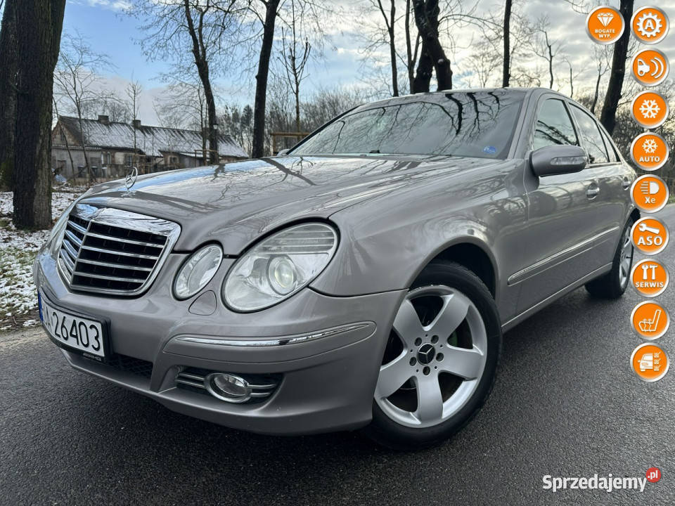 Mercedes E 220 2.2 CDI 150 KM Automat ALU 16 Stan BDB Polecam W211 (2002-2…