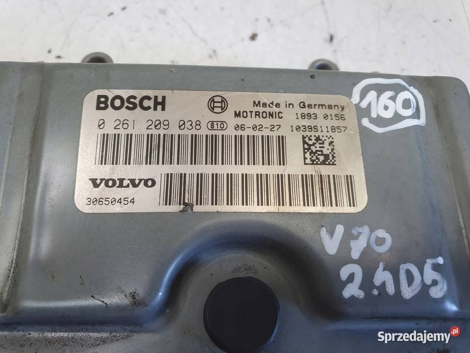 Volvo S40 II V50 25 T turbo STEROWNIK SILNIKA lubelskie Chełm