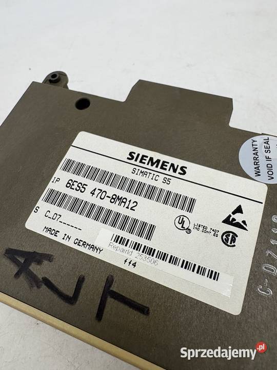 Siemens 6ES5 4708MA12 Analog output