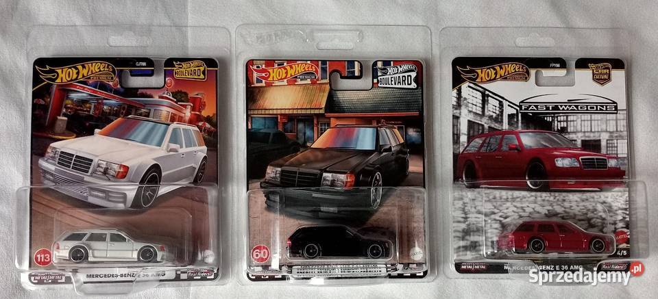 Hot Wheels Premium zestaw 3 x MercedesBenz AMG E Jaworzno