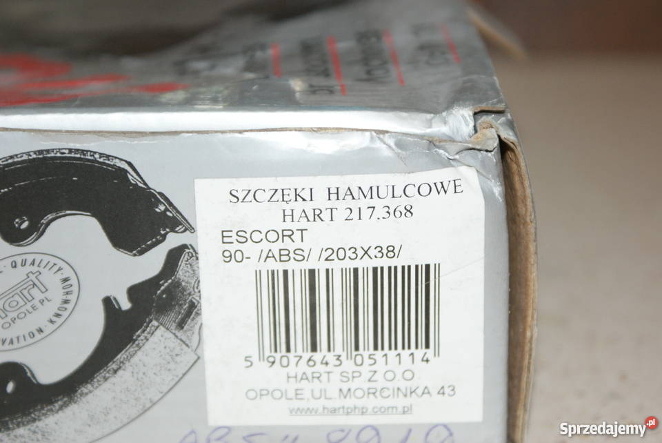 SZCZĘKI HAMULC FORD ESCORT 9095 203x38MM TRW osobowe Białobrzegi sprzedam