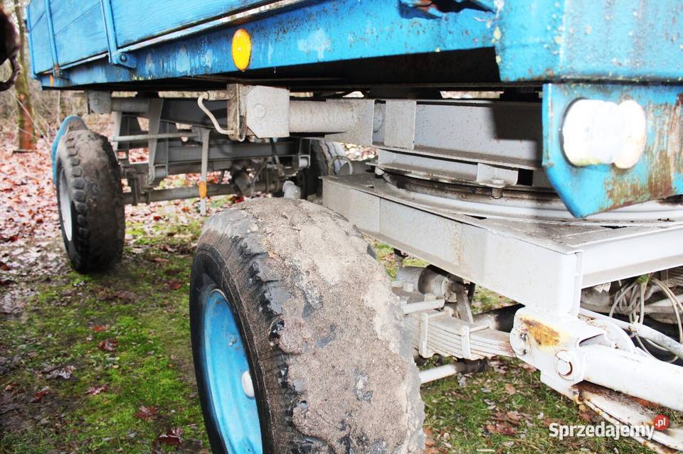 Przyczepa rolnicza wywrotka BRANDYS BSS 8 ton nieuszkodzony Rusiec