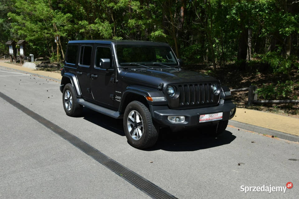 Jeep Wrangler UNLIMITED Sahara 20 272 2019r 4x4 przyciemniane szyby Kampinos