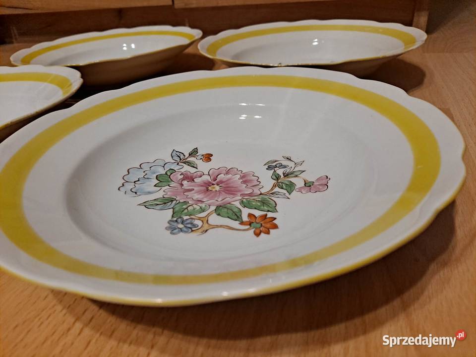 Ćmielów MARIEL lata 70 talerze Kraków