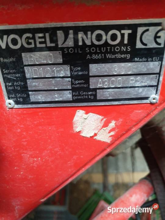 Zestaw uprawowo siewny vogel noot Czernięcin Główny sprzedam