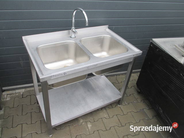 Zlew 2 Komory Dwukomorowy Stal Nierdzewna Ostrów Wielkopolski
