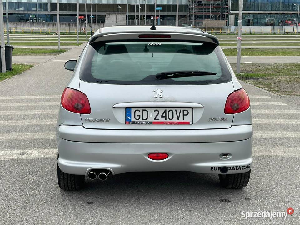 Peugeot 206 RC 20 177 LPG pomorskie Gdańsk