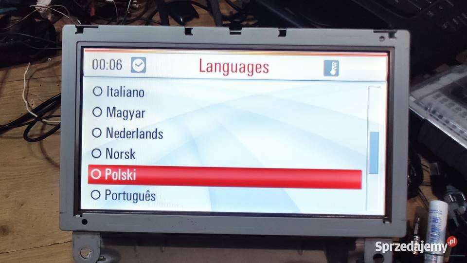 WYŚWIETLACZ EKRAN NAWIGACJI ASTRA ZAFIRA Nawigacje fabryczne Bytom