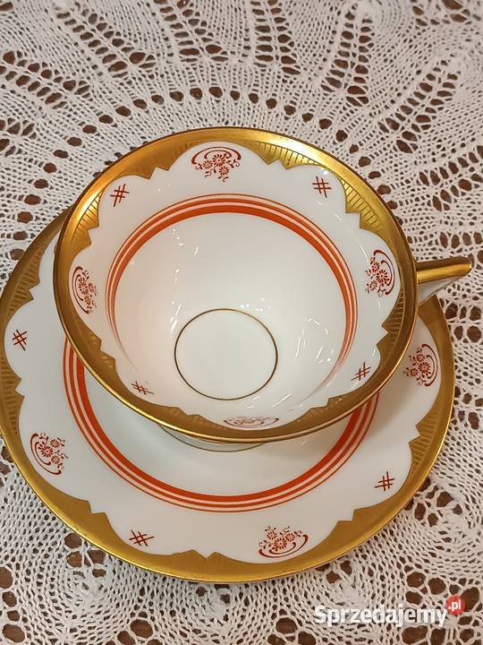 Rosenthal duża kolekcjonerska filiżanka Porcelana i szkło małopolskie Gorlice