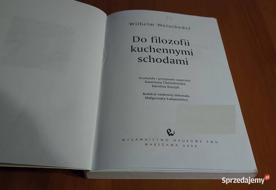 Do filozofii kuchennymi schodami Wilhelm Gdańsk