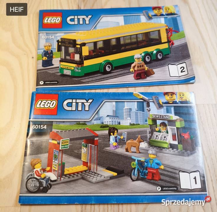LEGO 60154 Set Town City Traffic Bus Station Rzeszów