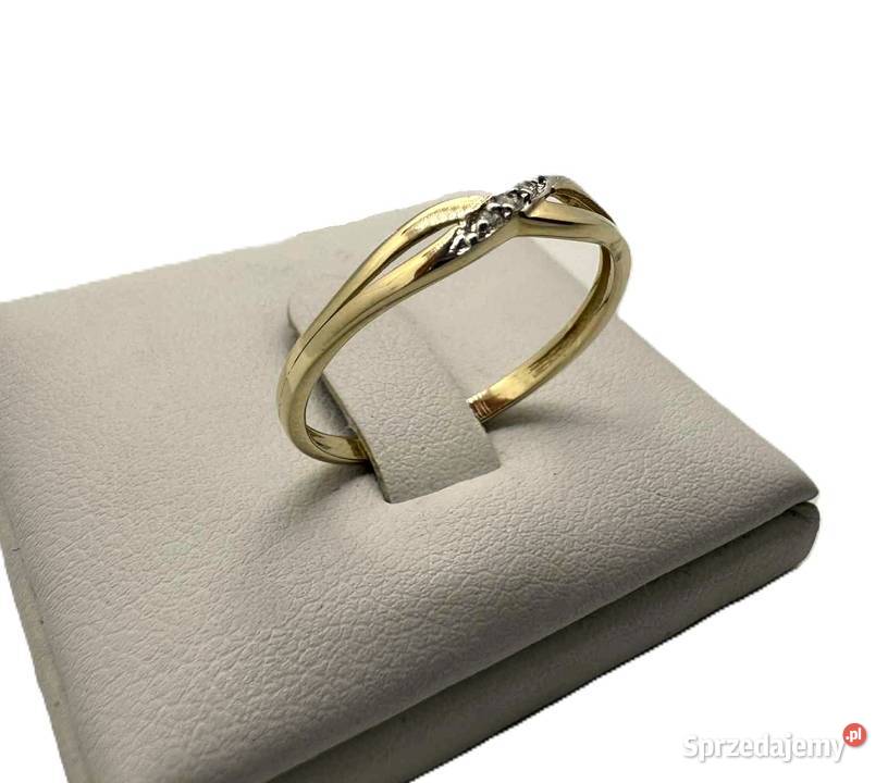 Złoty Pierścionek pr 585 124g R19 złoto Elbląg