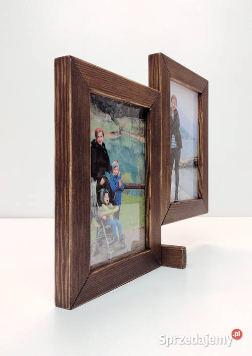 PREZENT Ramka ramki na Zdjęcia Drewno sosnowe Dekoracje i ozdoby