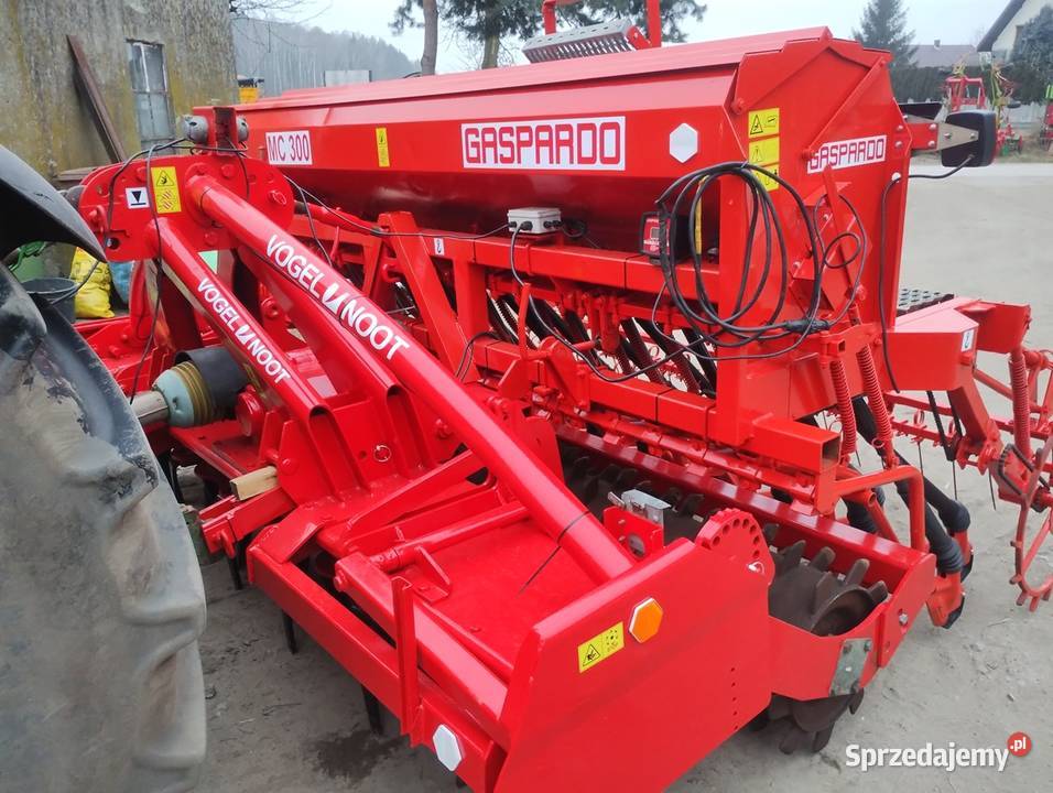 Ładny agregat uprawowosiewny 3M Vogel noot Nowa Wieś