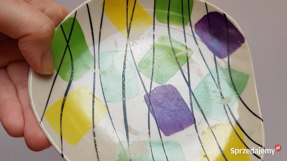 Zestaw patera 5 talerzyków Pruszków Pikasiak śląskie