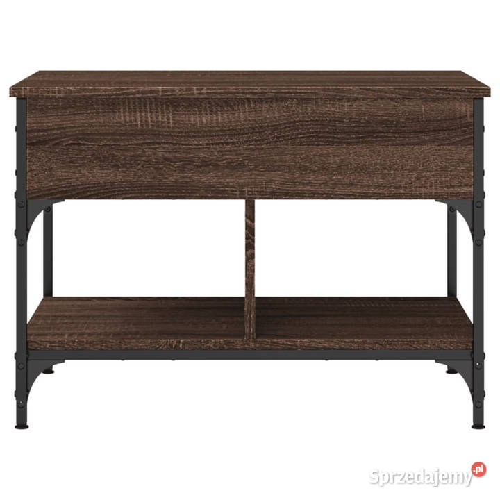 Stolik kawowy brązowy dąb 70x50x50 WM845365 Stoły sprzedam