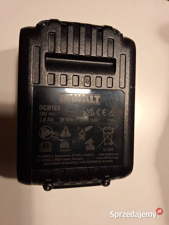 Bateria dewalt 18 v xc 2 ah mazowieckie Warszawa