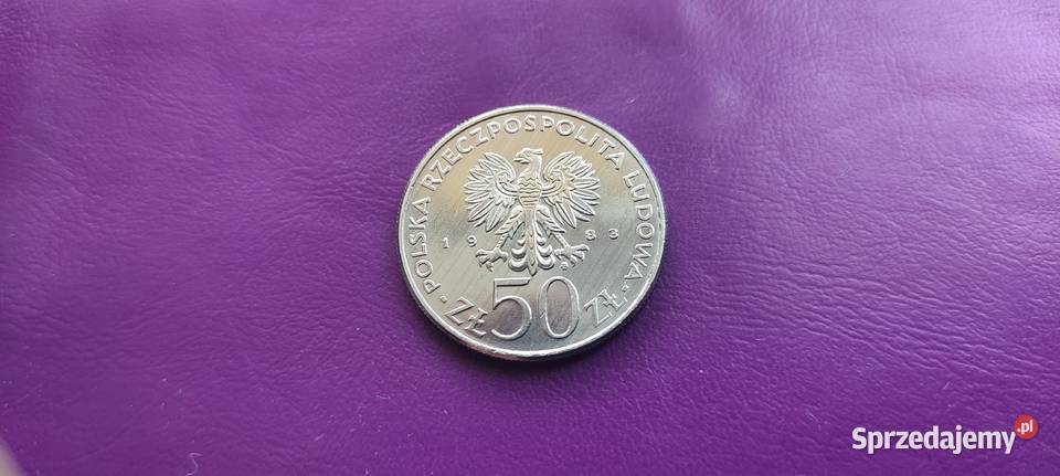 Moneta PRL 50 ZŁOTYCH 1983 JAN III SOBIESKI Numizmatyka