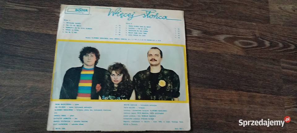 Bolter Więcej słońca płyta winylowa