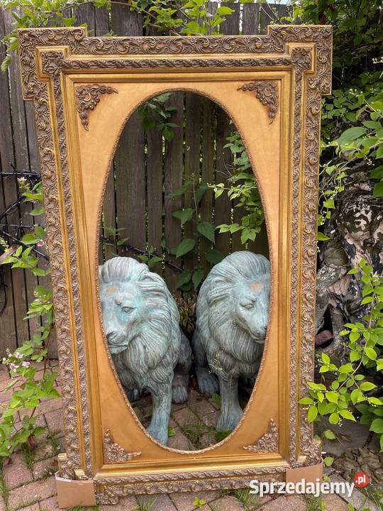 Ogromna drewniana rama do obrazu lustra stare Bystrzyca Kłodzka sprzedam