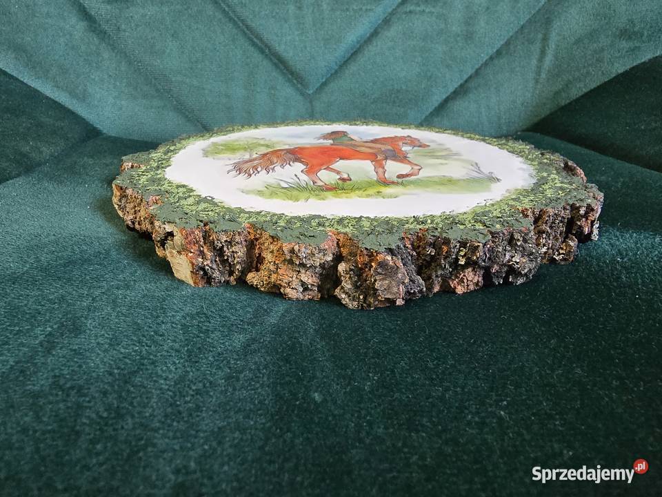Obraz Dziewczyna na koniu Decoupage Obrazki i obrazy