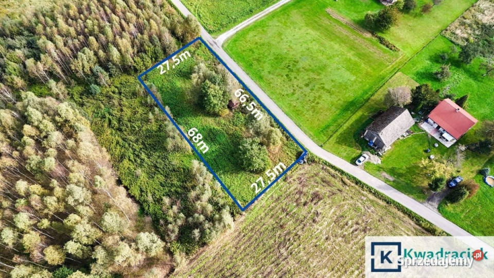 Działka 1700m2 Glinik Średni