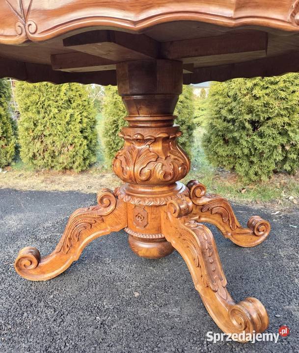 Piękny stoł w stylu Ludwika renowacji 9290 zachodniopomorskie Szczecin